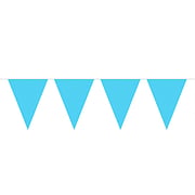 Guirlande de mini-drapeaux bleu clair, 3 mètres.